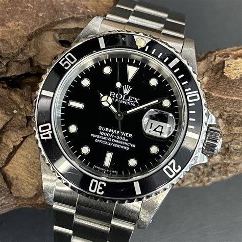 rolex oyster perpetual date submariner watch|rolex submariner 16610 for sale.